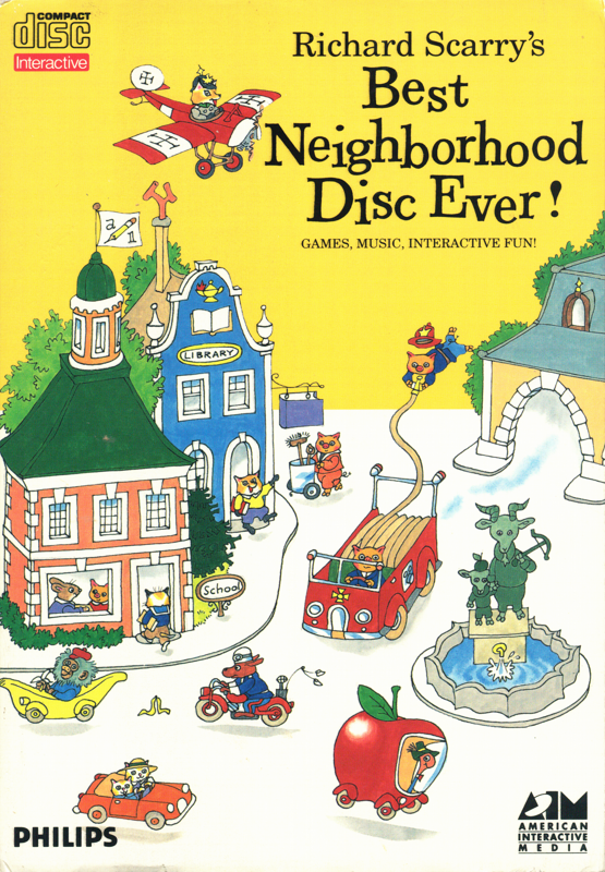 Richard Scarry's Best Neighborhood Disc Ever box art for CD-i
